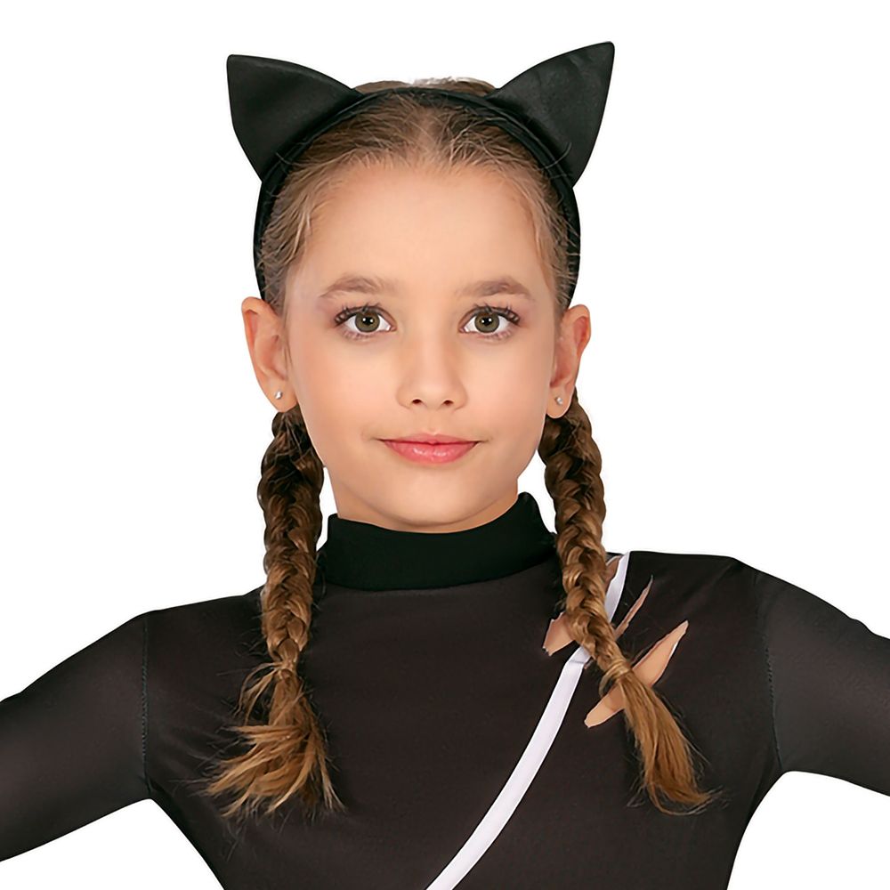 Svart Katt Barn Kostyme