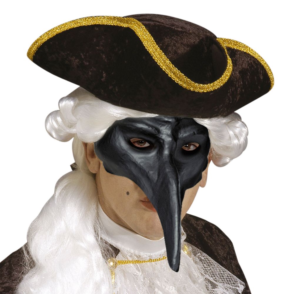 Svart Venetiansk Mask