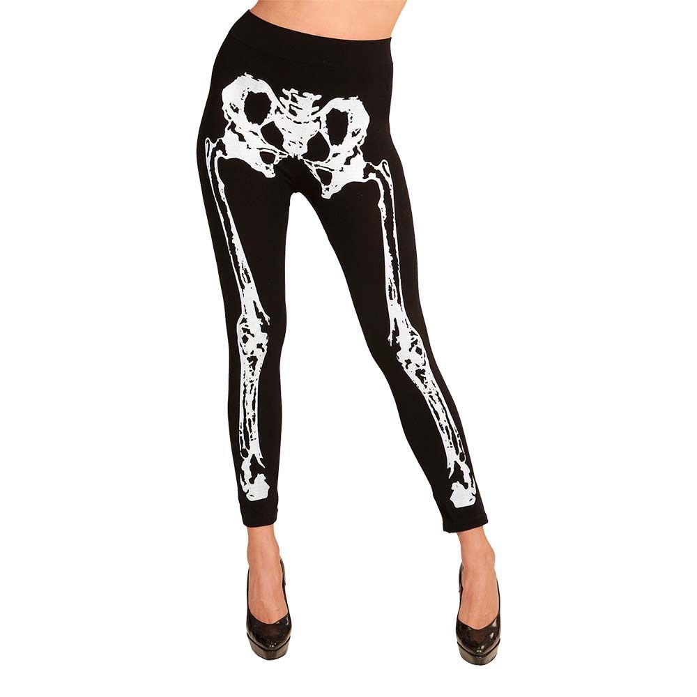 Svarta Leggings Skelett