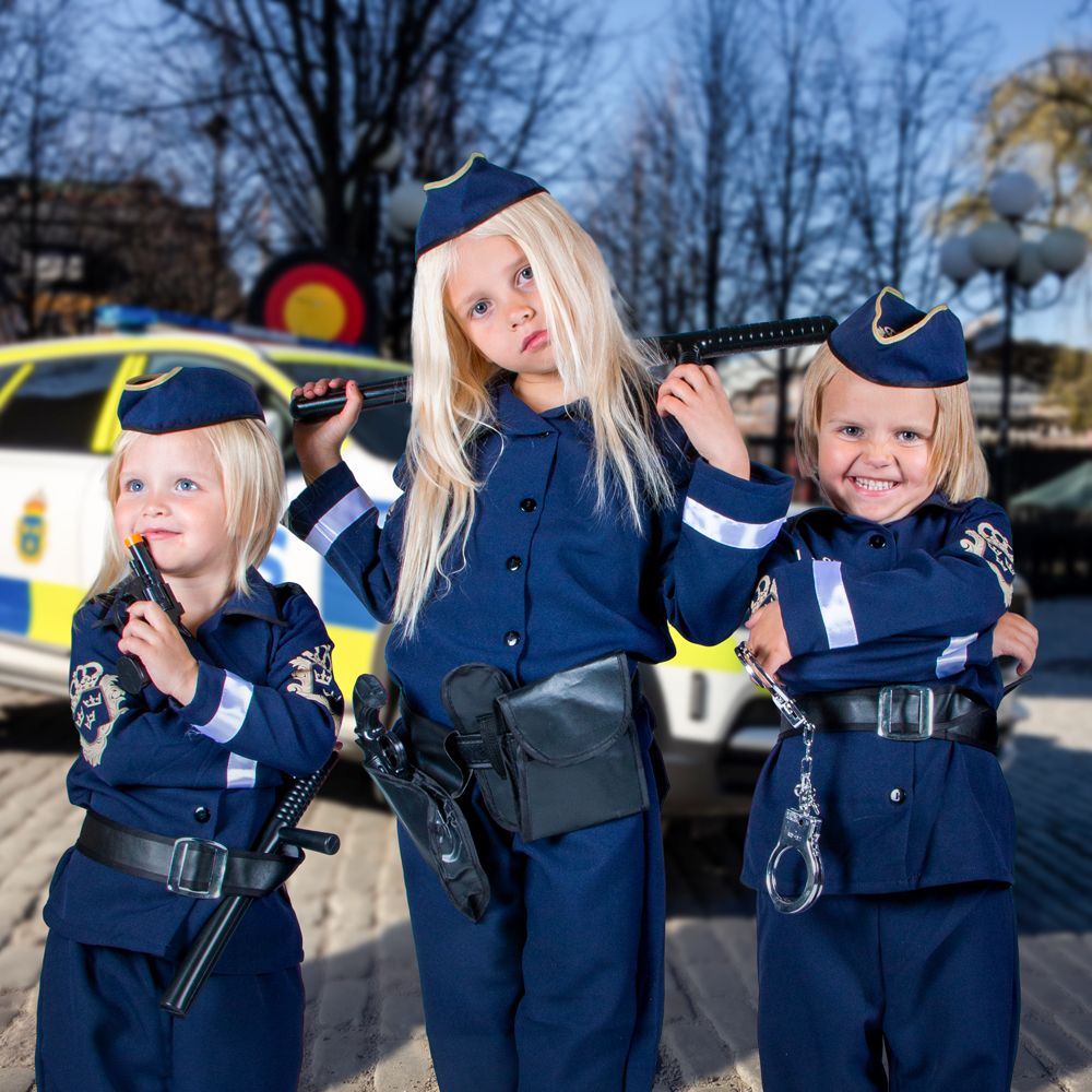 Svensk Politi Børnekostume