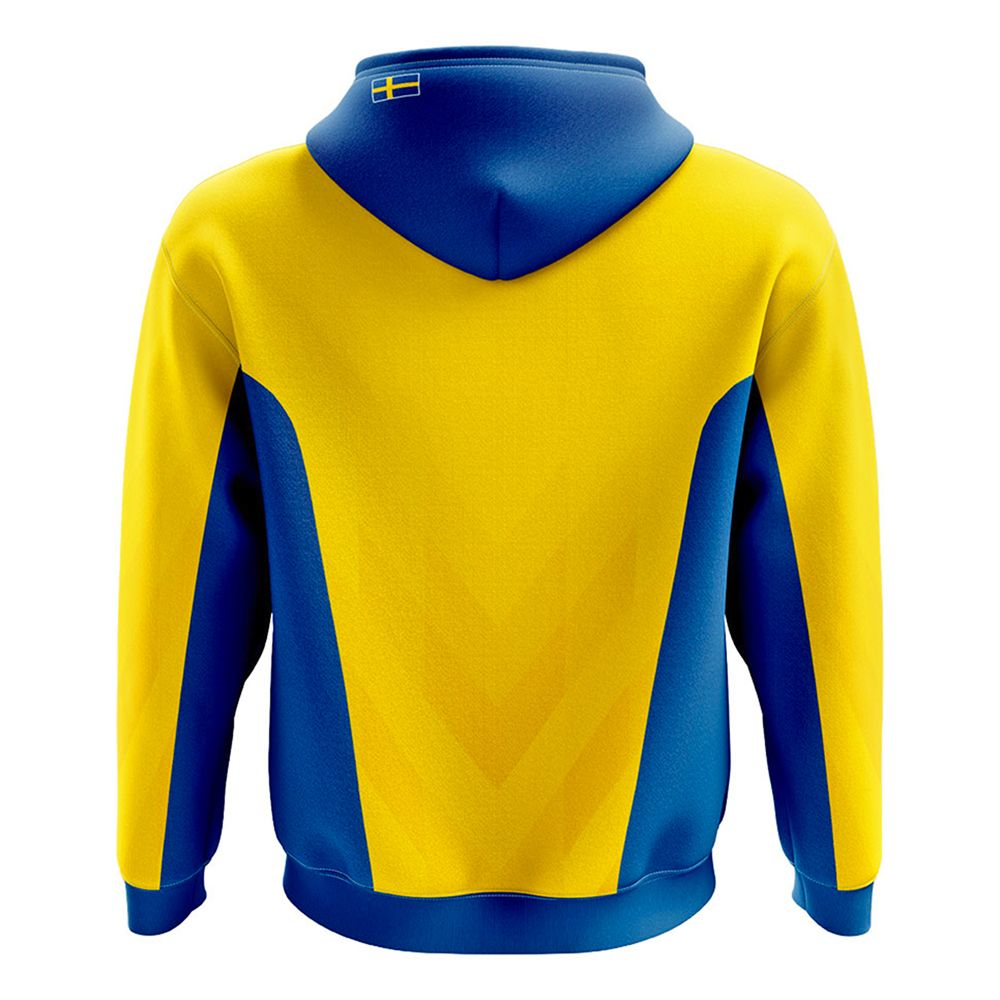 Sverige Supporter Zip Hoodie
