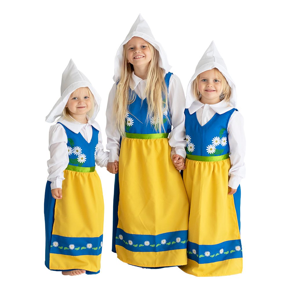Sverigedräkt Barn Maskeraddräkt