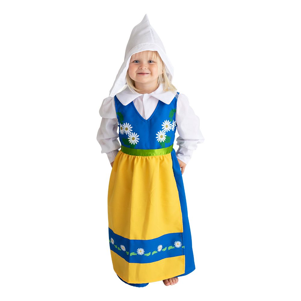 Sverigedräkt Barn Maskeraddräkt
