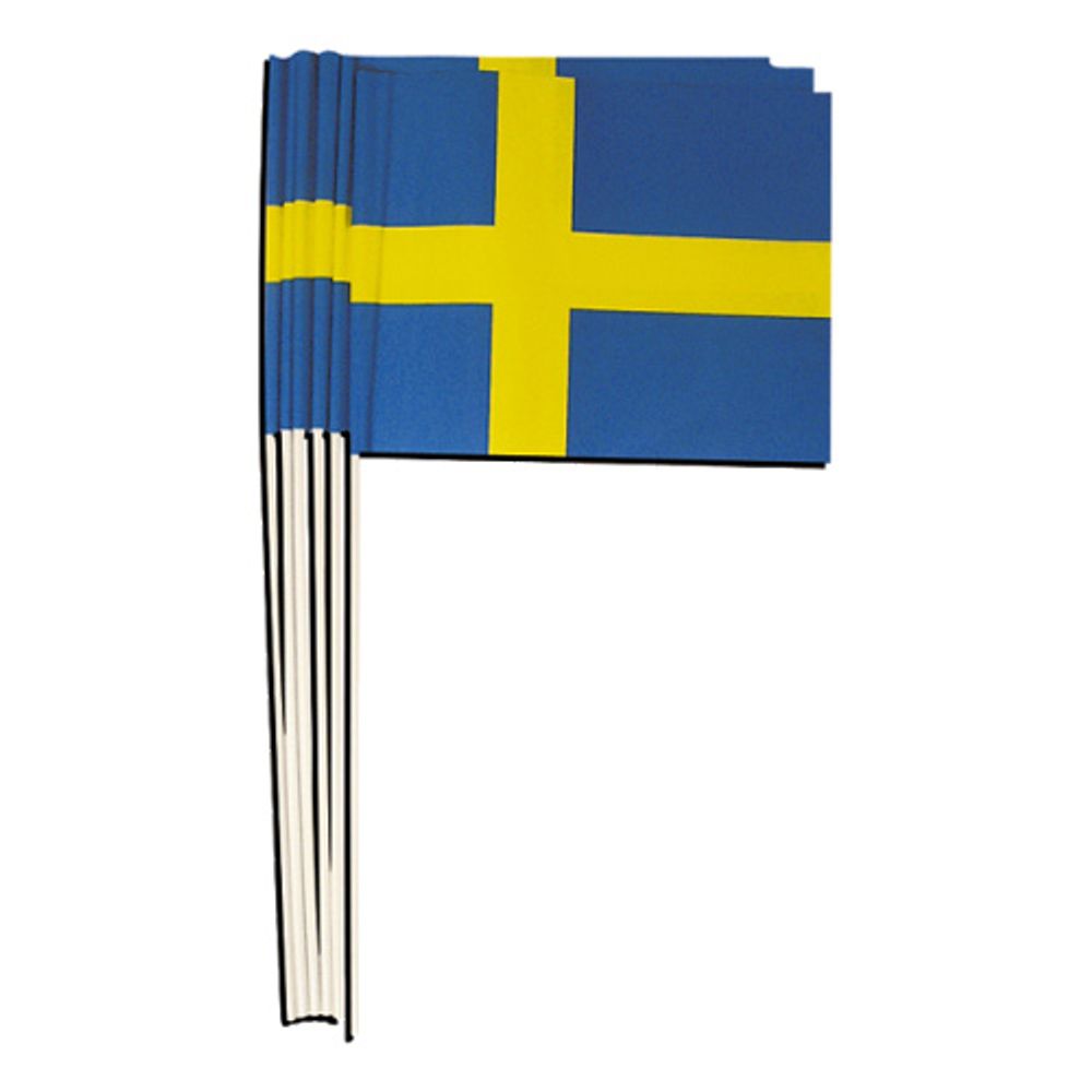 Sverigeflagg på Pinne