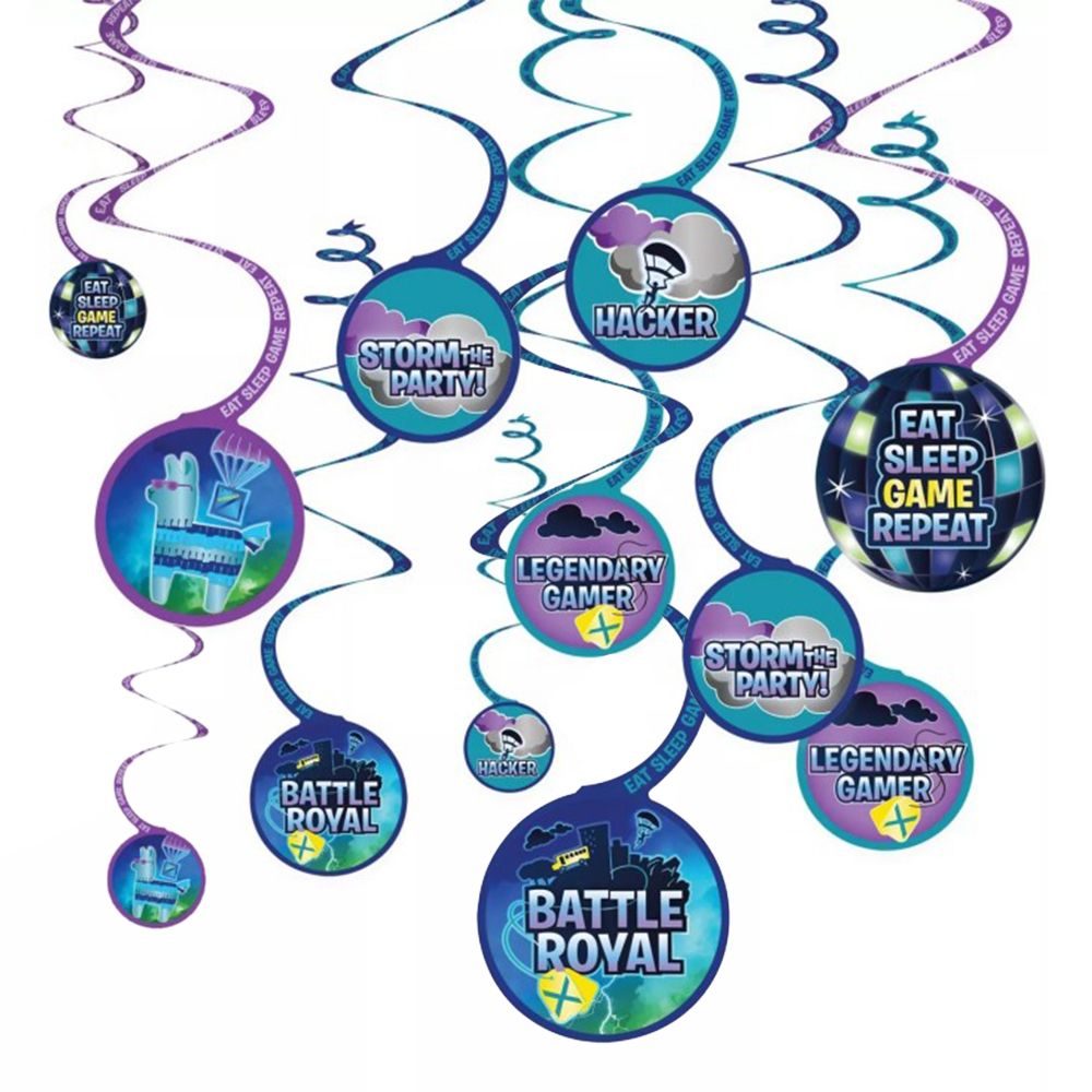 Swirls Battle Royal Hengende Dekorasjoner