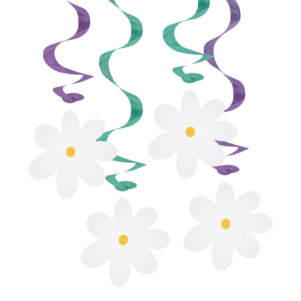 Swirls Daisies