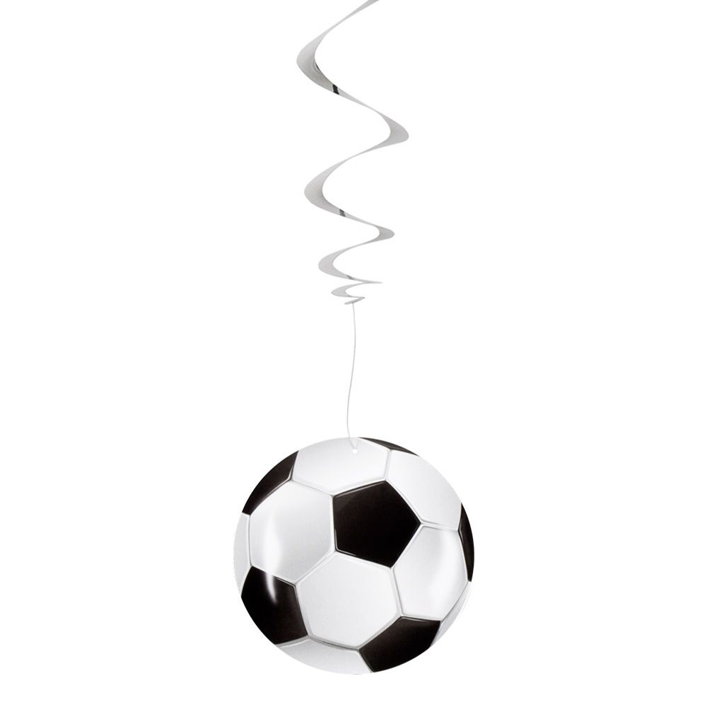 Swirls Fodbold Loftsdekoration