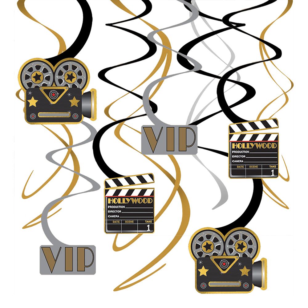 Swirls Hollywood Hängande Dekoration