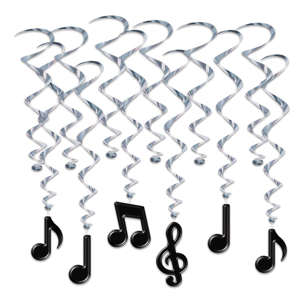 Swirls Musiknoder Hængende Dekoration