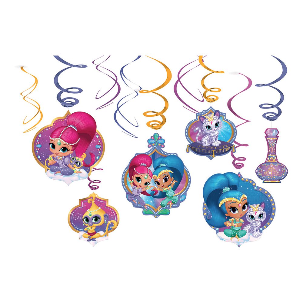 Swirls Shimmer & Shine Hengende Dekorasjon