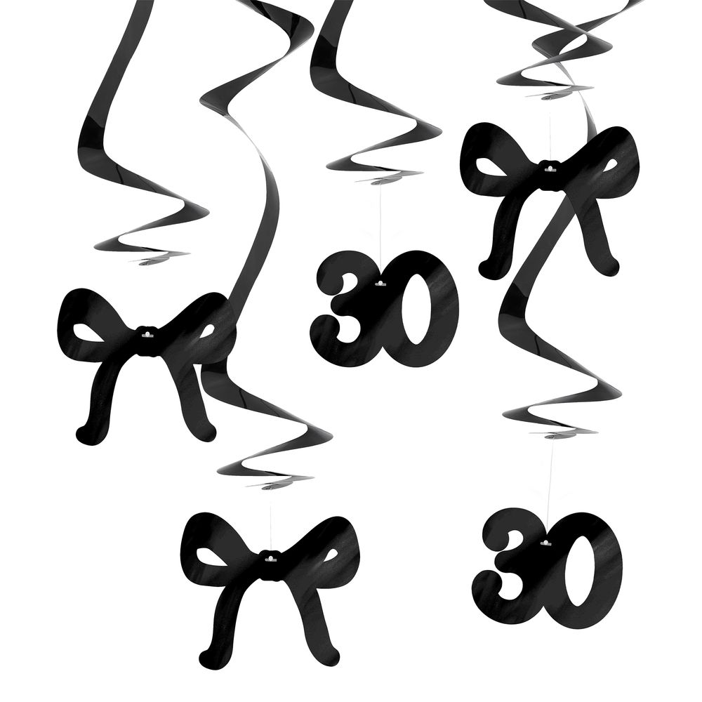 Swirls Tall 30 Svart