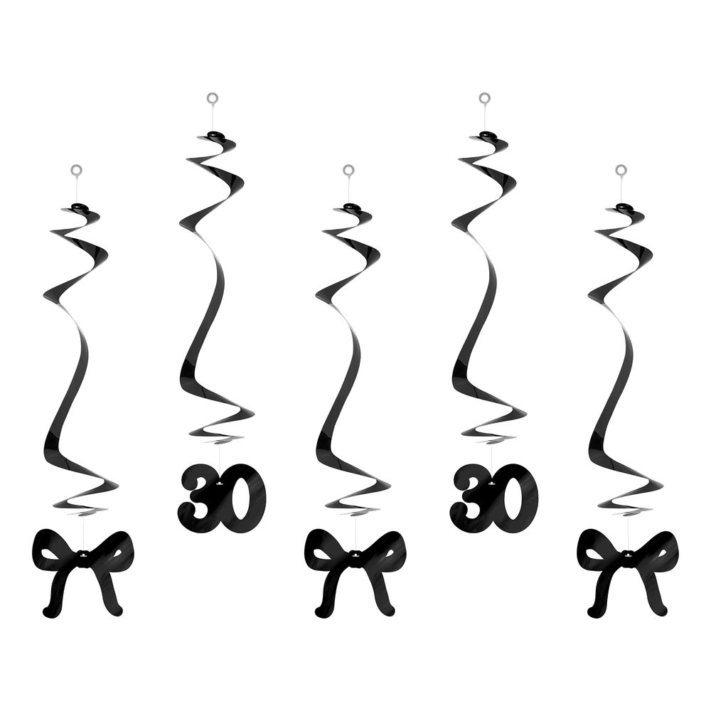 Swirls Tall 30 Svart