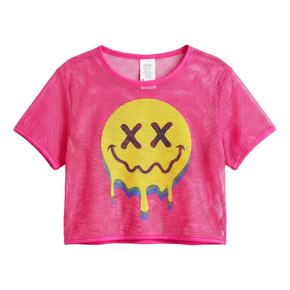 Mesh T-shirt Acid Dame