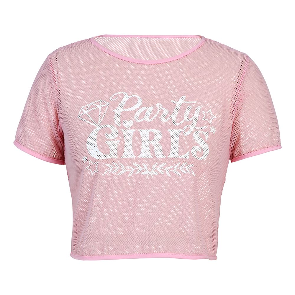 Party Girls Mesh-T-paita Naisille