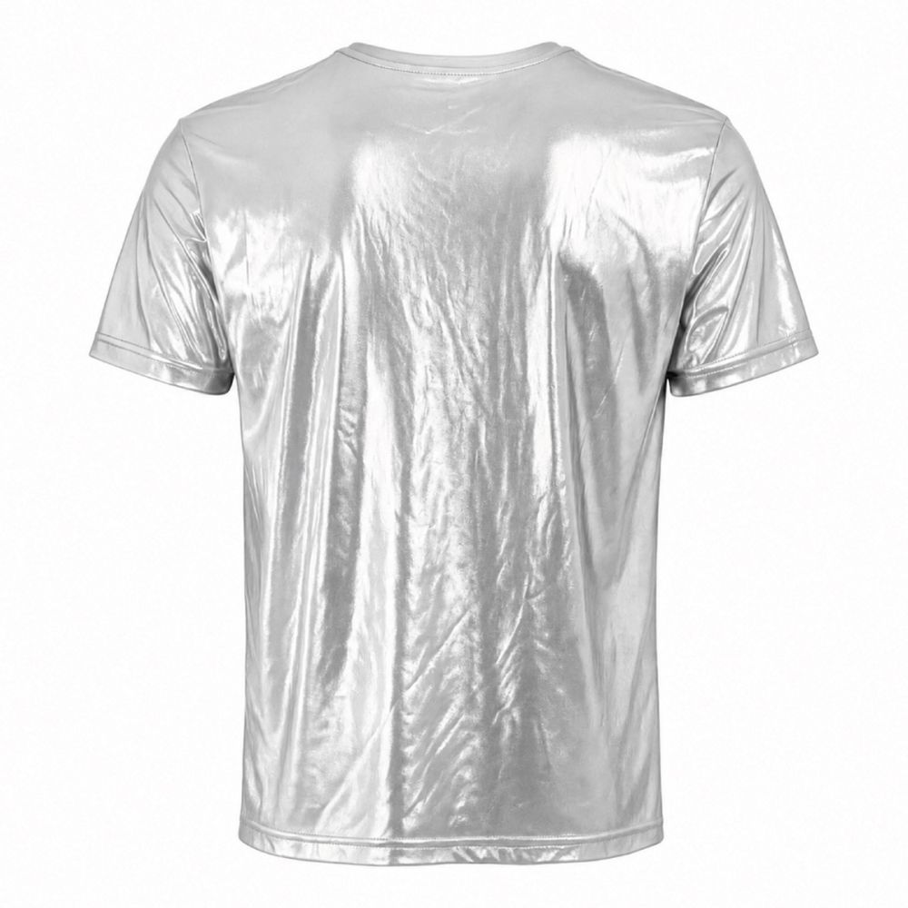 T-shirt Silver Metallic