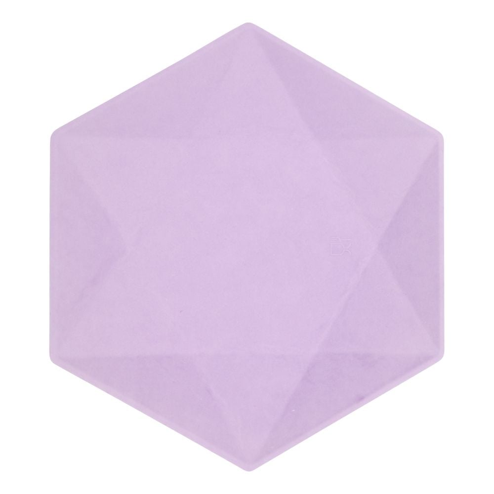 Lautaset Kuusikulmainen Vert Decor Violetti