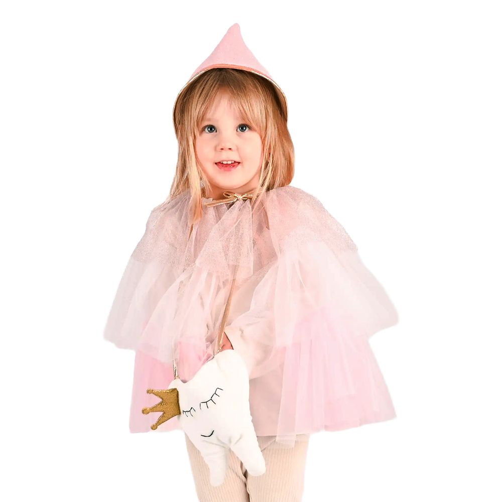 Tandfé Rosa Maskeradset för Barn