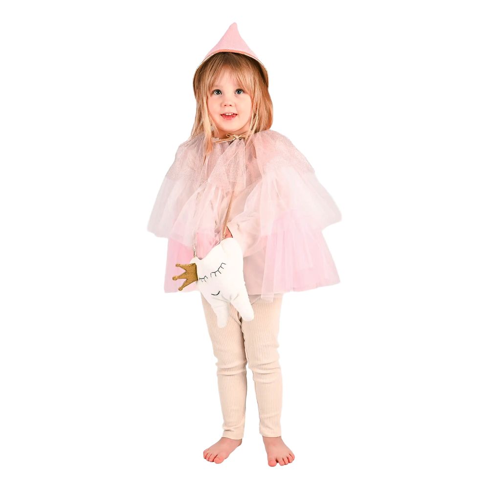 Tandfé Rosa Maskeradset för Barn
