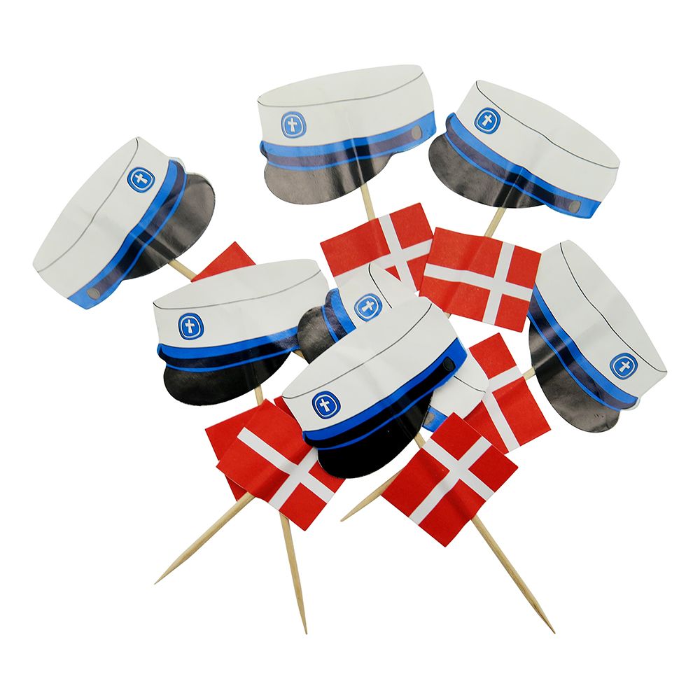 Tandstikkere Studenterhue Blå