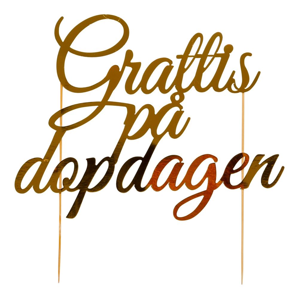 Kakkukoriste Grattis på Dopdagen