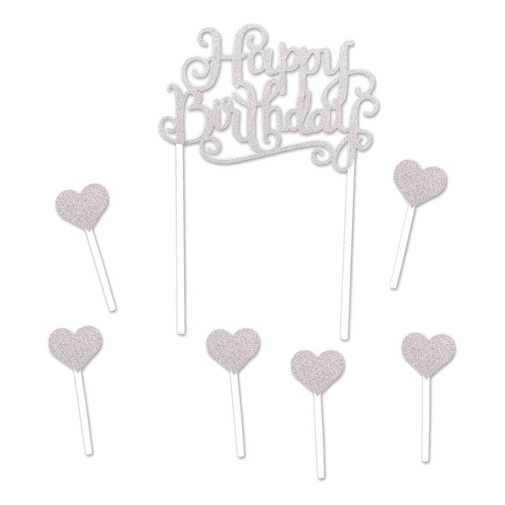 Tårtdekoration Happy Birthday