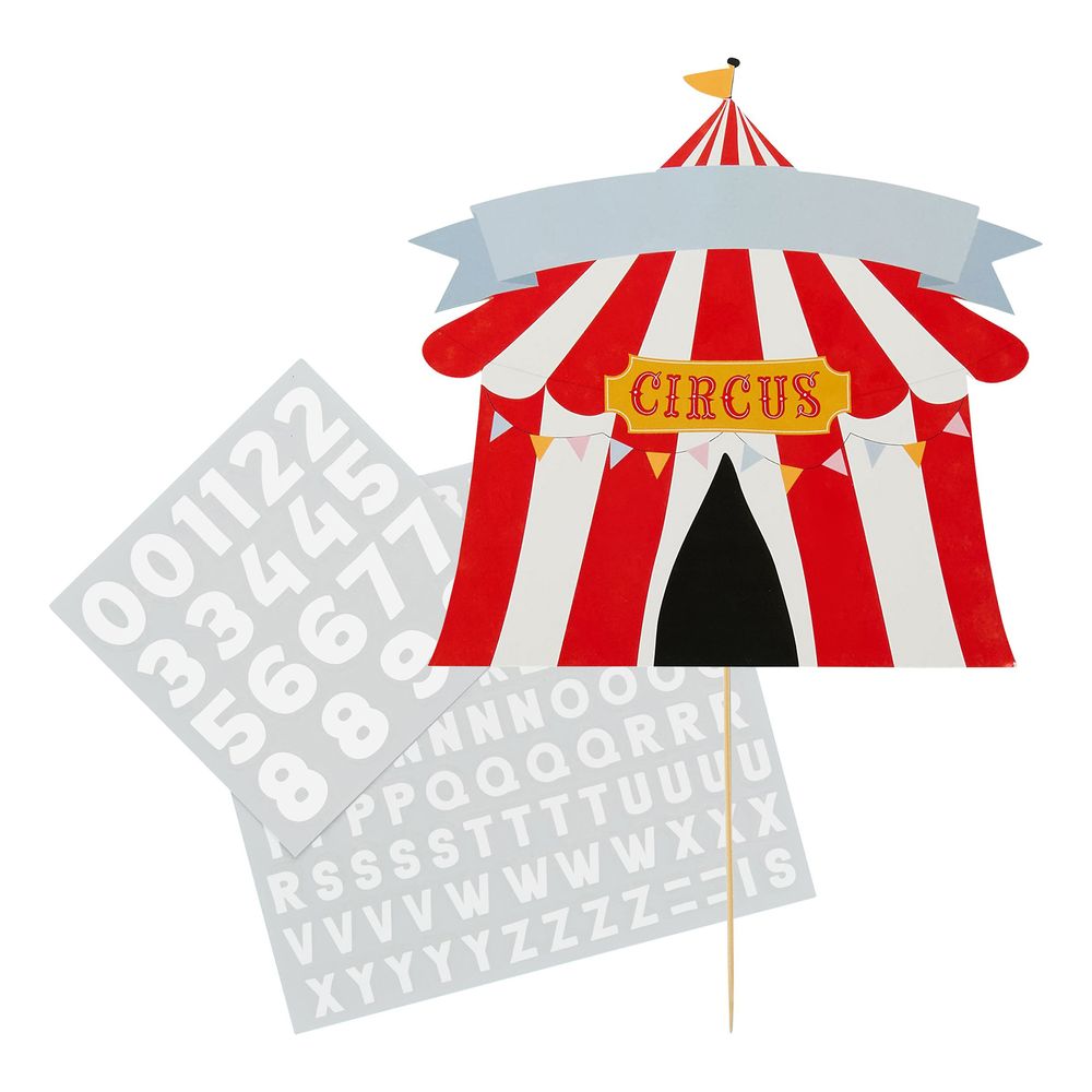 Kagedekoration Personlig Cirkus