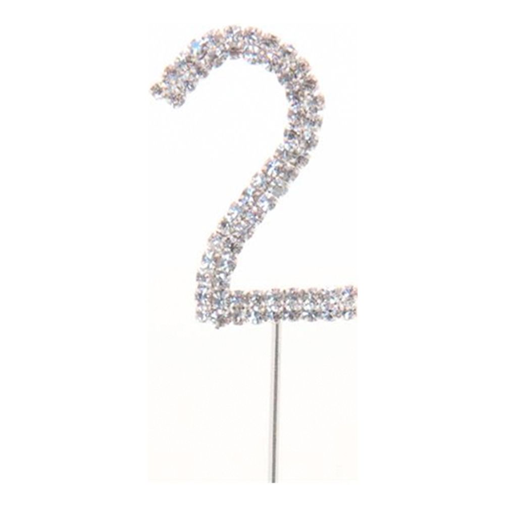 Kakedekorasjon Tall Diamant i Metall