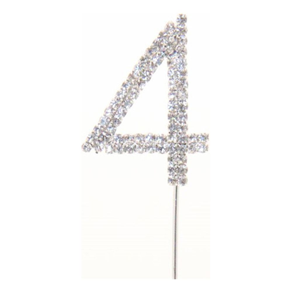 Kakedekorasjon Tall Diamant i Metall