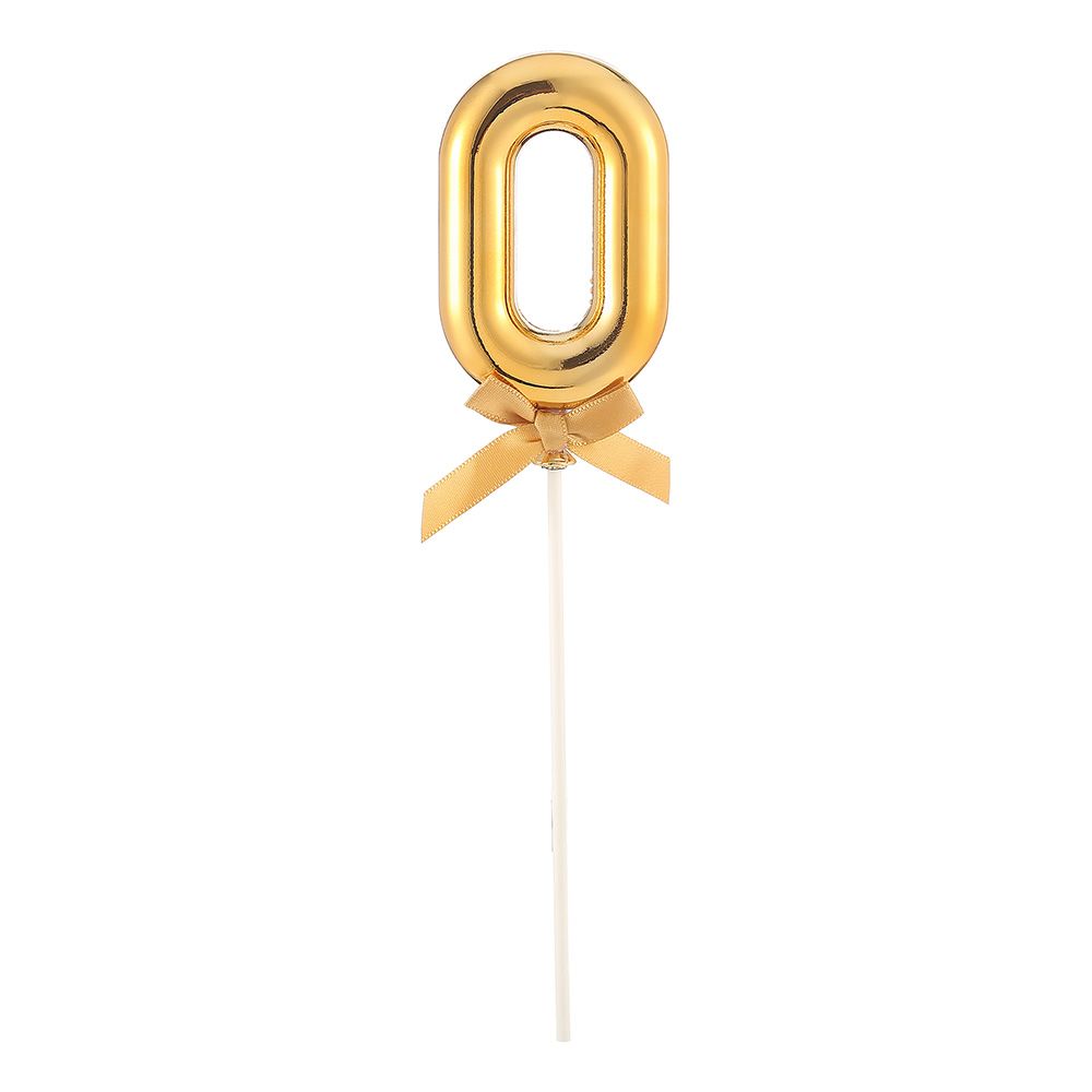 Kakkukoriste Numero Kulta Rusetti