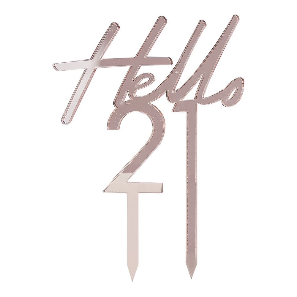 Kagedekoration Tal Hello