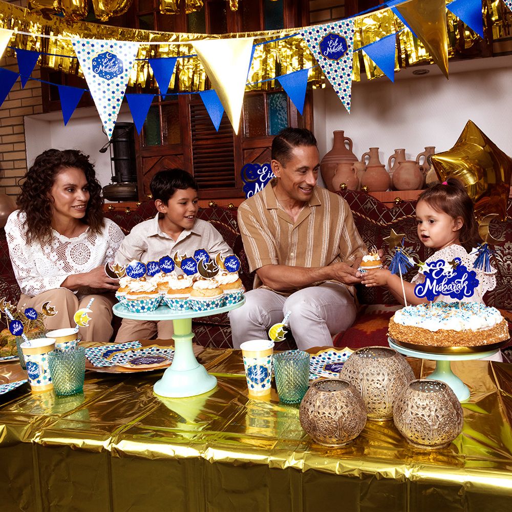 Kakun Koristelusetti Eid Mubarak