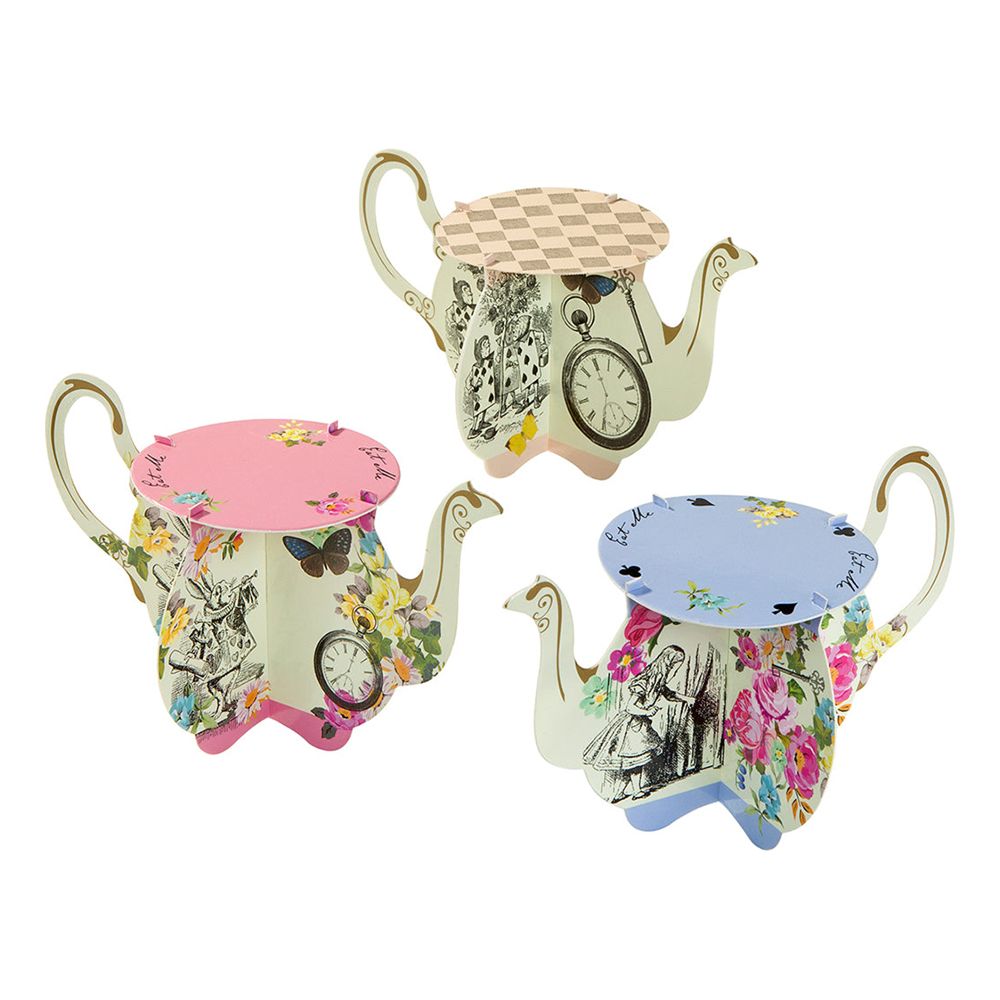 Kakefat Mini Tekanner Alice Wonderland