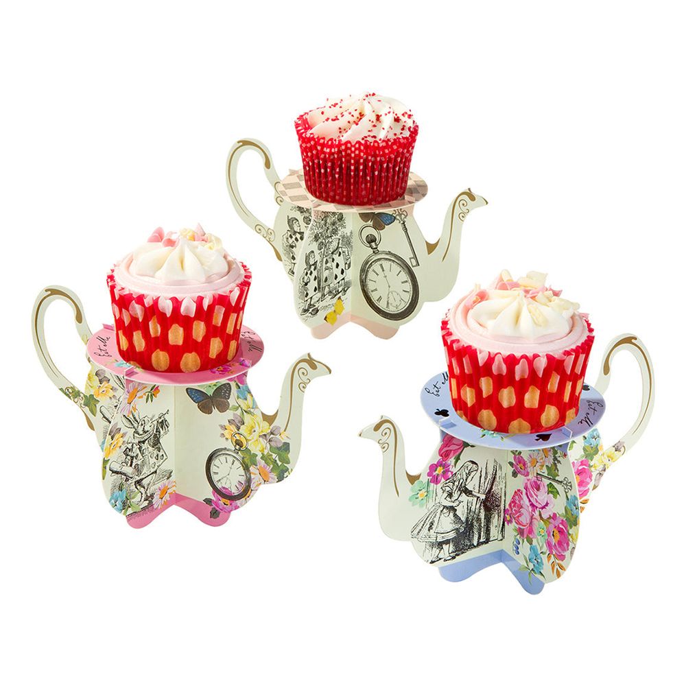 Kakefat Mini Tekanner Alice Wonderland