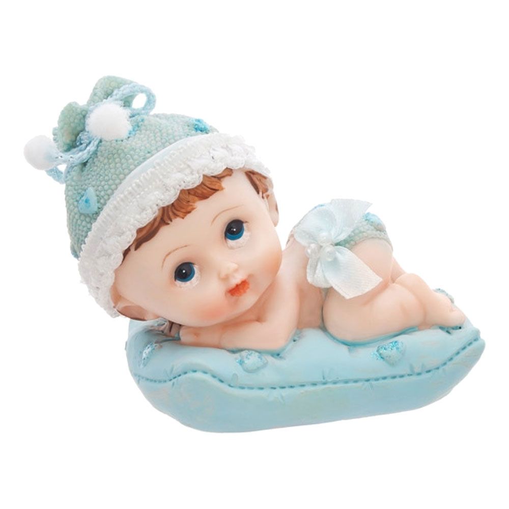 Kakefigur Guttebaby på Pute