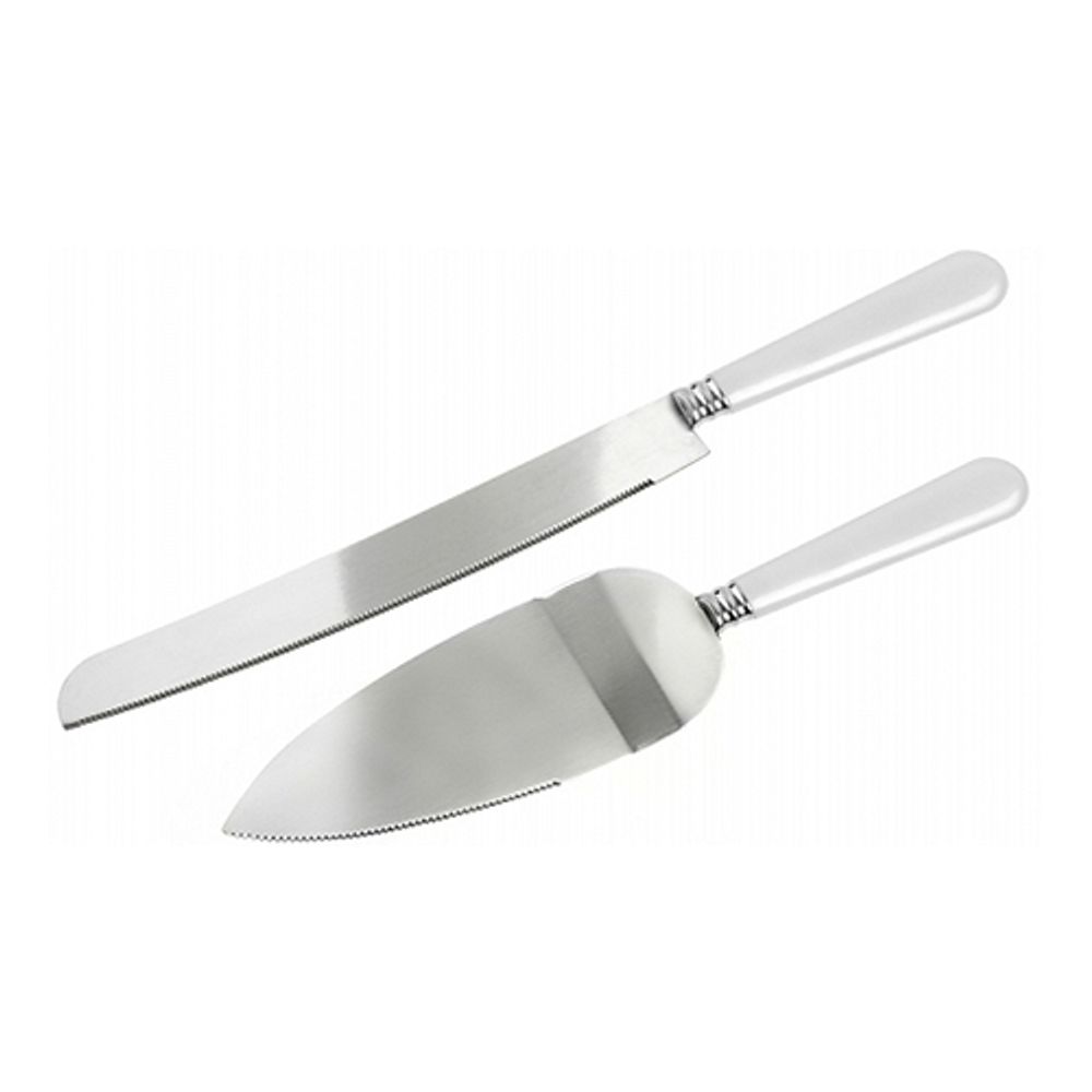 Kakekniv og Spade Hvit