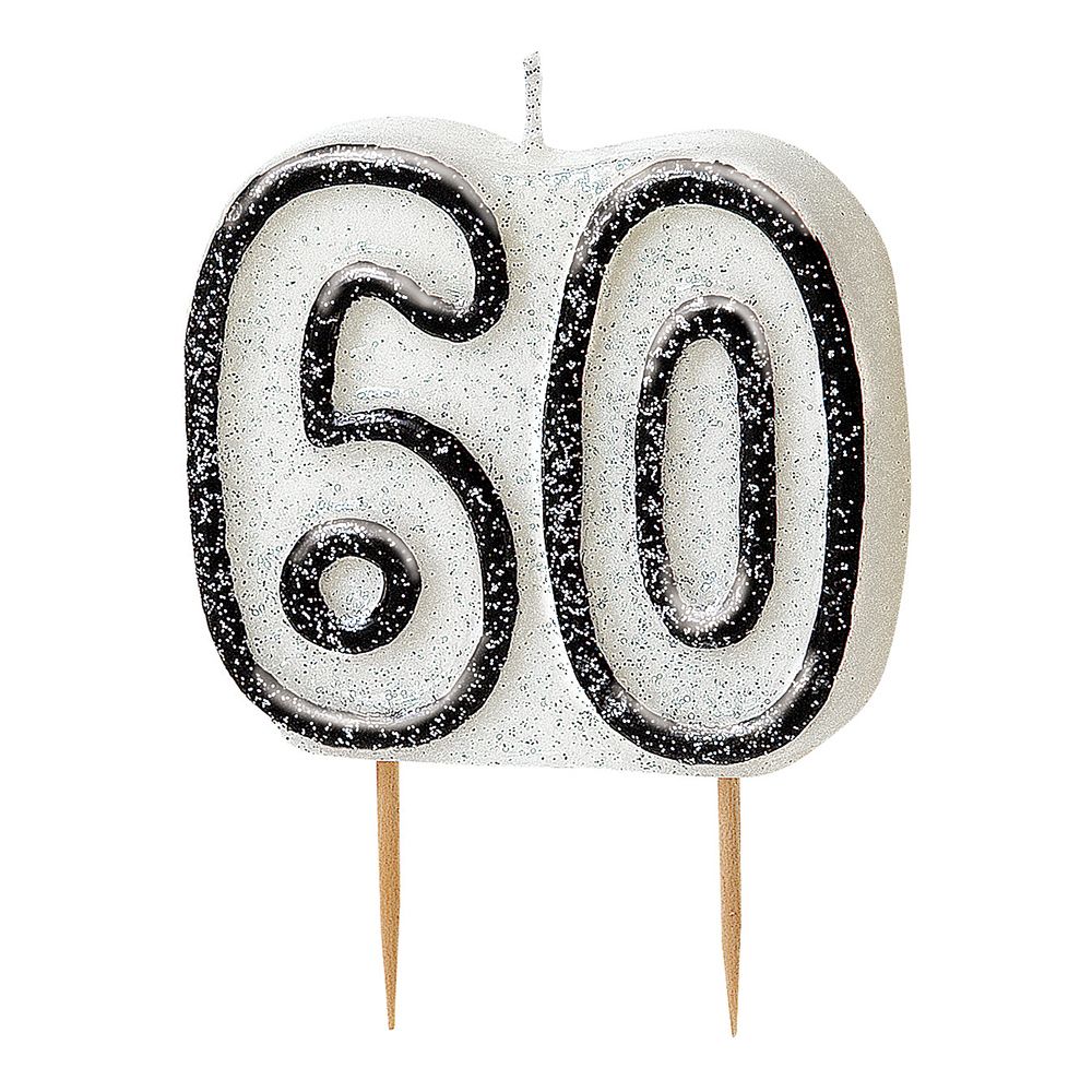Kakelys Glitter Svart 60