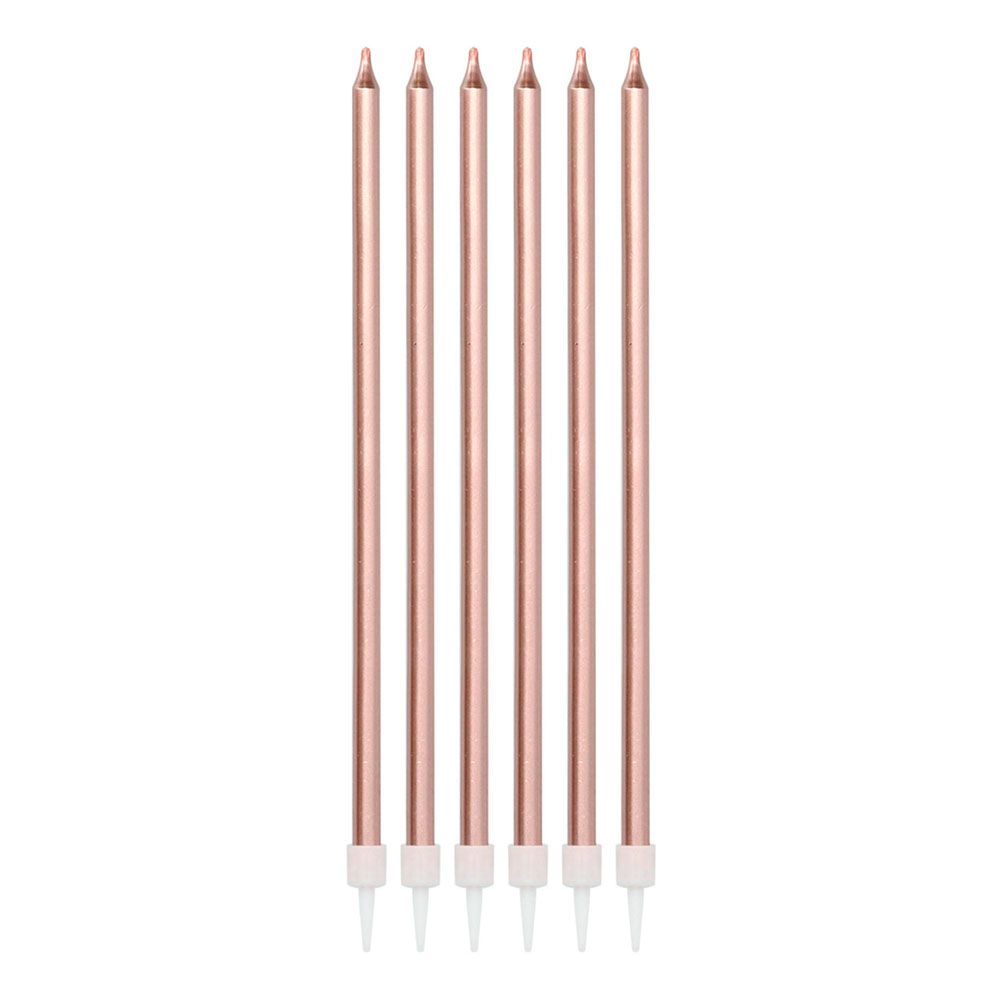 Kagelys Lange Roséguld Metallic