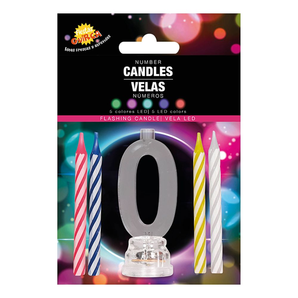 Kakelys med LED-lysholder