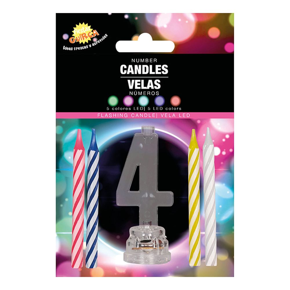 Kakelys med LED-lysholder