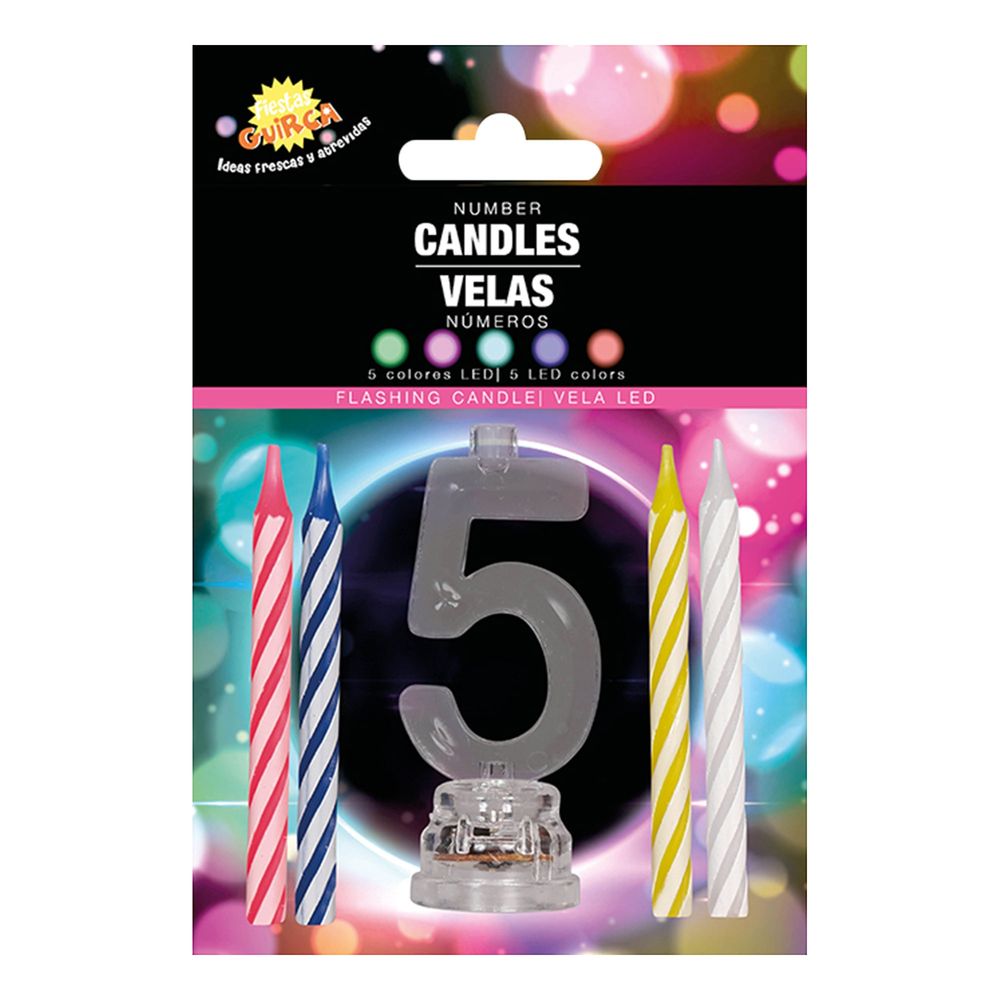Kakelys med LED-lysholder