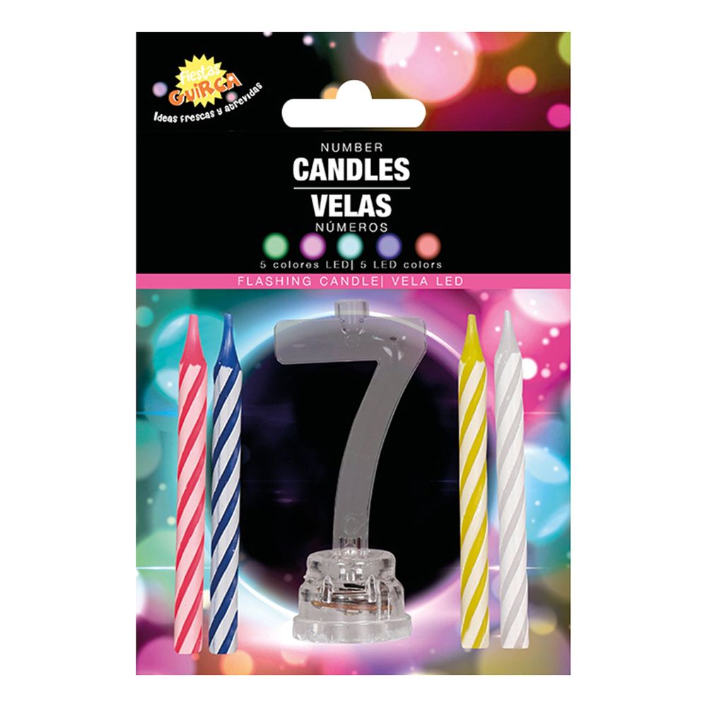 Kakelys med LED-lysholder