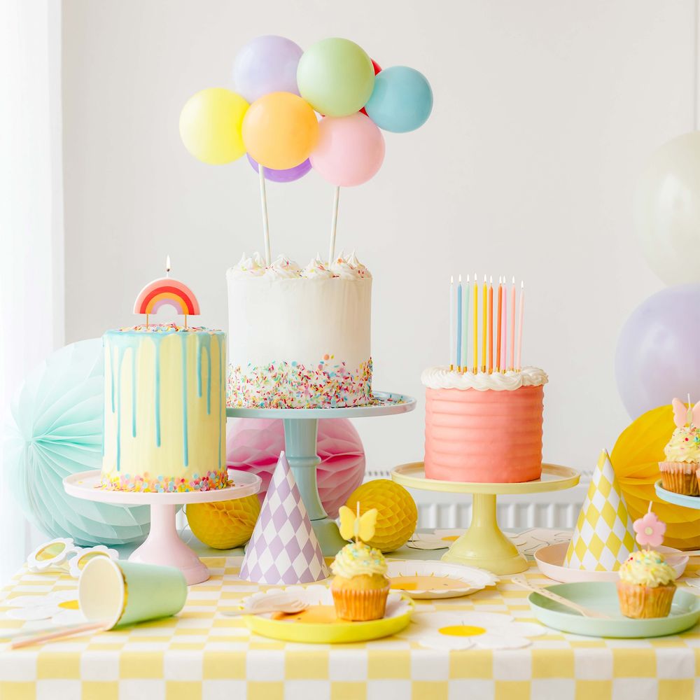 Kagelys Pastel Regnbue