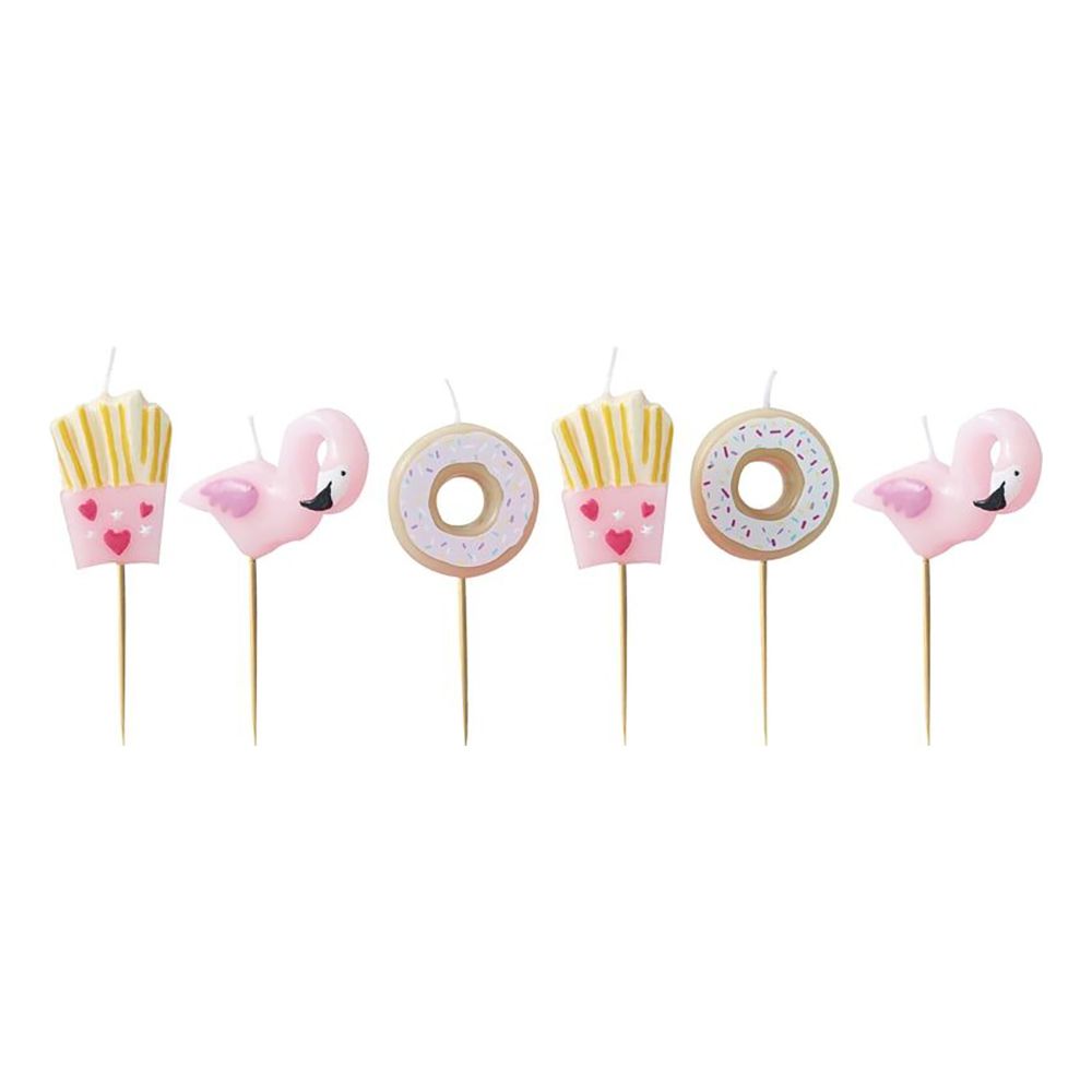 Kakkukynttilät Ranskalaiset, Munkit & Flamingot