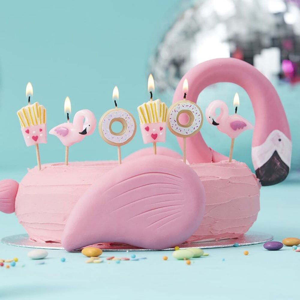 Kakkukynttilät Ranskalaiset, Munkit & Flamingot