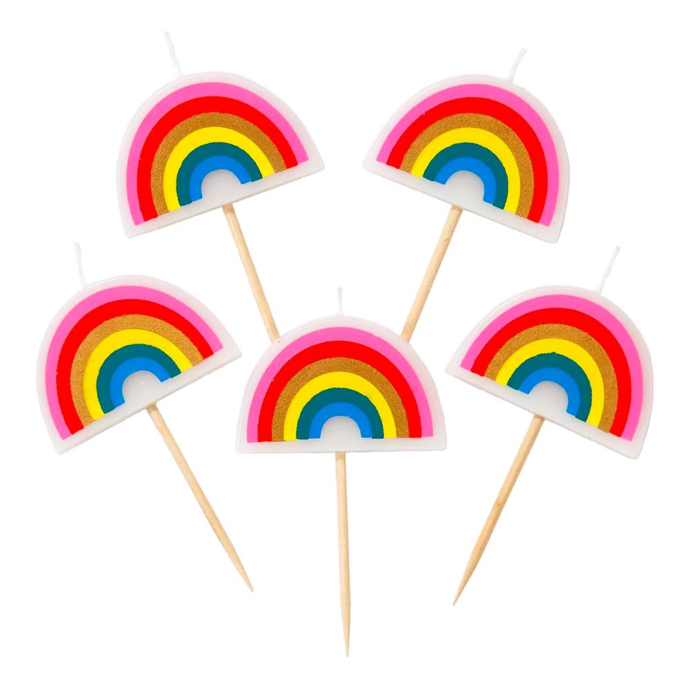 Kakkukynttilät Rainbow Brights