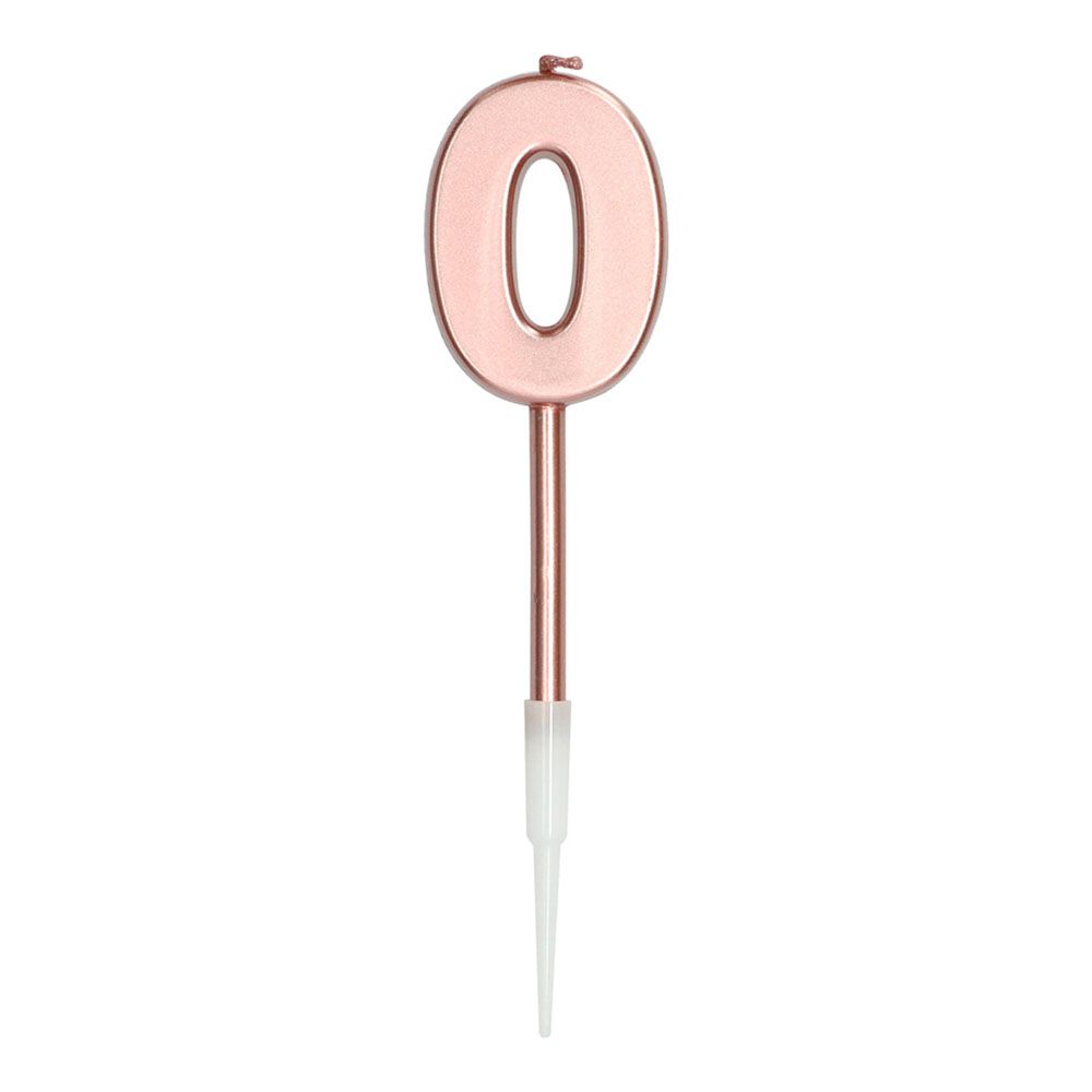Tårtljus Roséguld Metallic