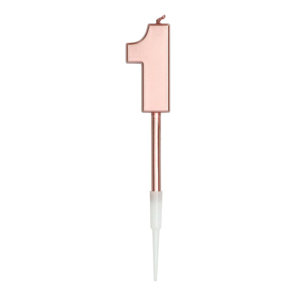 Tårtljus Roséguld Metallic