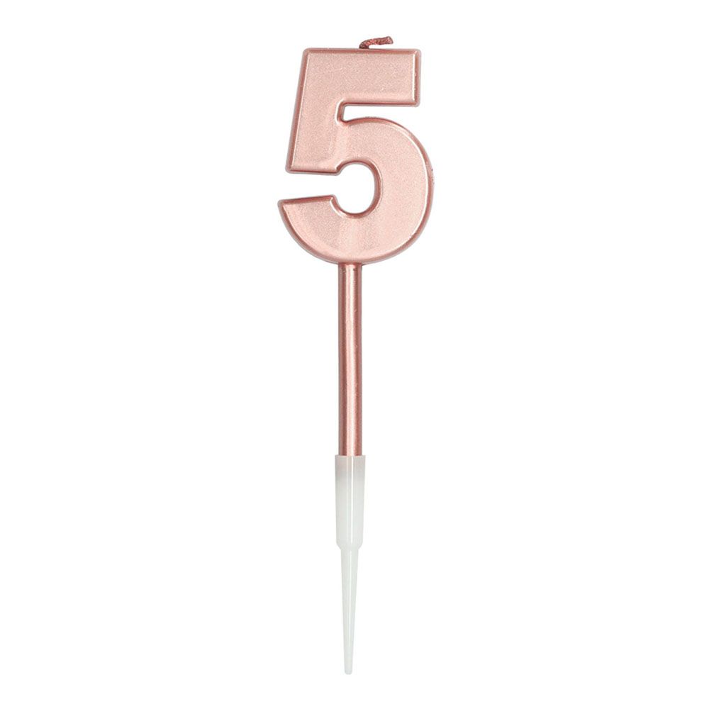 Tårtljus Roséguld Metallic