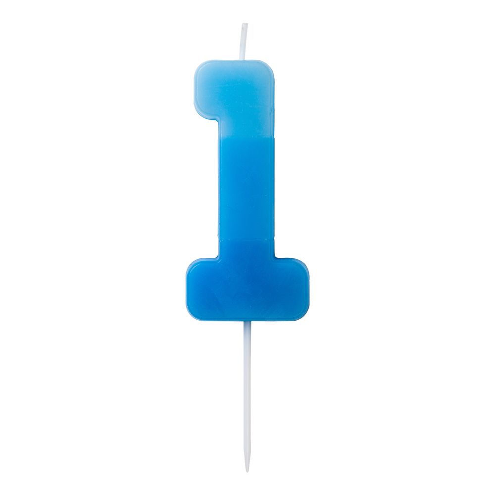 Kakkukynttilä Numero Sininen