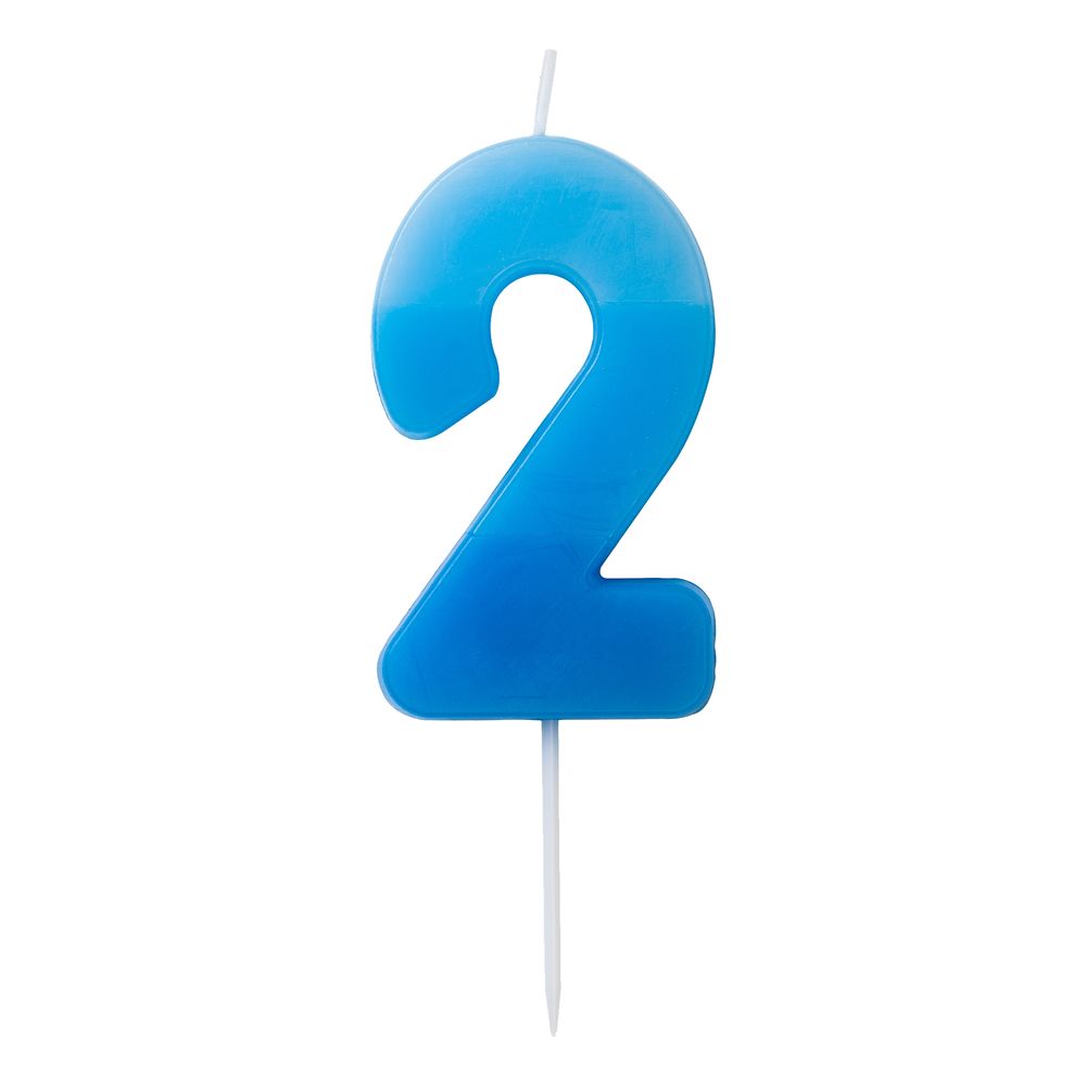 Kakkukynttilä Numero Sininen